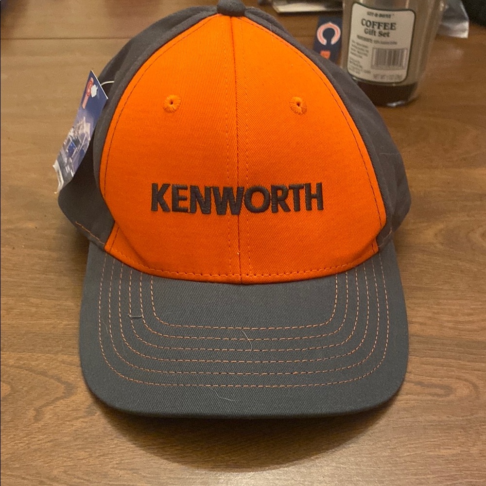 Kenworth Orange and Gray Cap